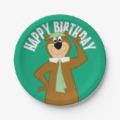 Assiettes En Carton Yogi "Plus Intelligent Que L'Ours Moyen" (Devant)