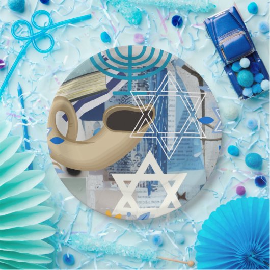 Assiettes En Carton Yom Kippour (Fête)