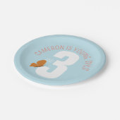 Assiettes En Carton Young Wild et Three Birthday (Angle)