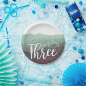 Assiettes En Carton Young Wild & Three | Troisième anniversaire (Fête)