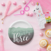 Assiettes En Carton Young Wild & Three | Troisième anniversaire (Fête)
