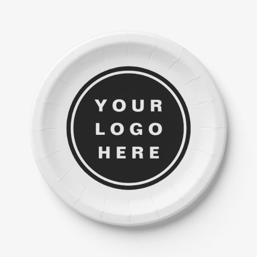 Assiettes En Carton Your Business Logo Promoteur Business Company (Devant)