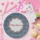 Assiettes En Carton Yukon Tartan Plaques de papier de Noël (Fête)