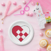 Assiettes En Carton Yule scandinave (Fête)