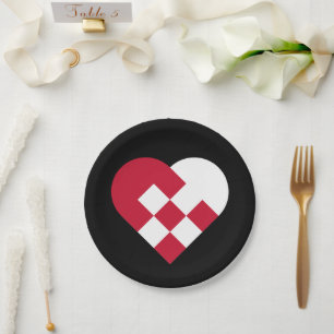 Assiettes En Carton Yule scandinave