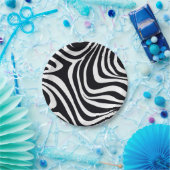 Assiettes En Carton Zany Zebra Zest (Fête)