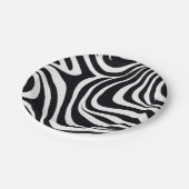 Assiettes En Carton Zany Zebra Zest (Angle)