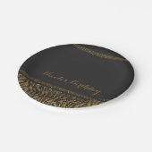 Assiettes En Carton Zebra Sparkles Glam Chic Modern Party (Angle)
