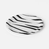 Assiettes En Carton Zebra Stripes (Angle)
