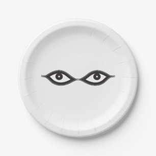Assiettes En Carton Zipper eyes