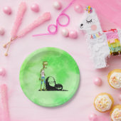 Assiettes En Carton Zombie (Fête)