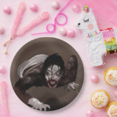 Assiettes En Carton Zombie (Fête)