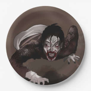 Assiettes En Carton Zombie