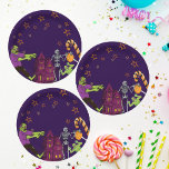 Assiettes En Carton Zombie Birthday Kids Party Plaque papier<br><div class="desc">Transformez votre anniversaire en une célébration inoubliable pour vous et vos invités avec ce design animé et coloré qui comprend des zombies,  des momies,  des cimetières,  des bonbons et plus encore. Personnalisez-le facilement avec vos détails,  et vous êtes prêt à partir. Bonne fête d'anniversaire</div>