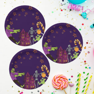 Assiettes En Carton Zombie Birthday Kids Party Plaque papier