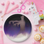 Assiettes En Carton Zombie dans le brouillard (Fête)
