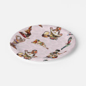 Assiettes En Carton Zombie Pin Ups (Angle)