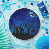 Assiettes En Carton Zombies 2 Plaques papier personnalisées 9" (Fête)