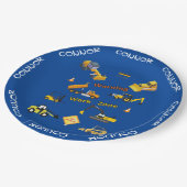 Assiettes En Carton Zone de travail d'avertissement de construction pe (Angle)