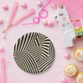 Assiettes en papier 3D Twists (Fête)