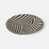 Assiettes en papier 3D Twists (Angle)