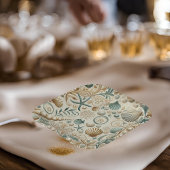 Assiettes en papier 7 pouces Shells de la côte de