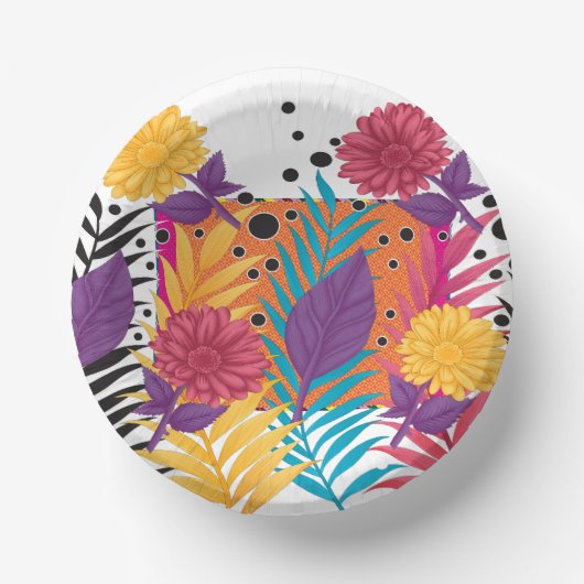 Assiettes en papier à arc 7" personnalisées | Vais (Recto)