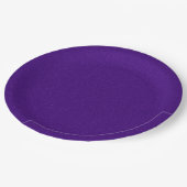 Assiettes en papier à bruit de paillettes violet p (Angle)