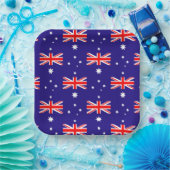 Assiettes en papier à impression de drapeau austra (Fête)