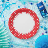 Assiettes en papier à pois (Fête)