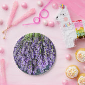 Assiettes en papier à tiges de lavande (Fête)