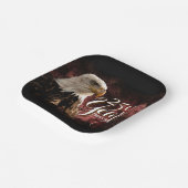 Assiettes en papier aigle chauve pour les 250 ans  (Angulaire)