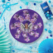 Assiettes en papier âme violette (Fête)