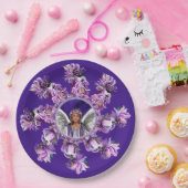 Assiettes en papier âme violette (Fête)