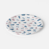Assiettes en papier arcs (Angle)