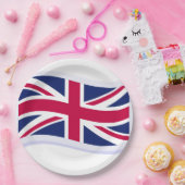 Assiettes en papier avec Union Jack (Fête)