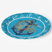 Assiettes en papier Beach House (Angle)