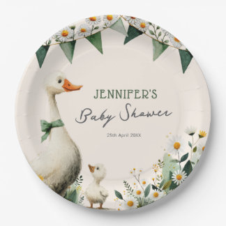 Assiettes en Papier Bébé Fête de la Oie Fantaisist