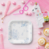 Assiettes en papier Blue Bird & Roses (Fête)