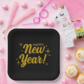 Assiettes en Papier Bonne Année (Fête)