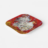 Assiettes en papier carrées de 7 pouces ensemble C (Angulaire)