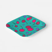 Assiettes en papier Cerise (Angulaire)