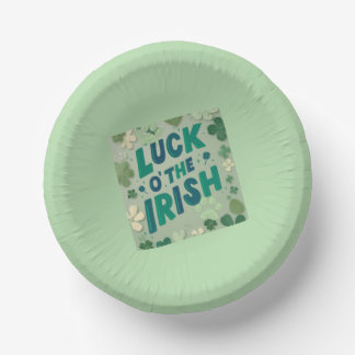 Assiettes en papier Chance aux Irlandais
