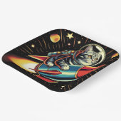 Assiettes en papier chat de l'espace ! (Angulaire)