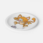 Assiettes En Papier Chat Et Souris (Angle)