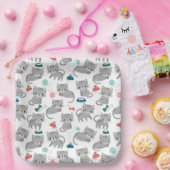 Assiettes en papier Chat, Fête de Kitty (Fête)