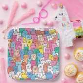 Assiettes en papier Chat, Fête de Kitty Kitten (Fête)