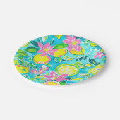 Assiettes en papier Citrons (Angle)