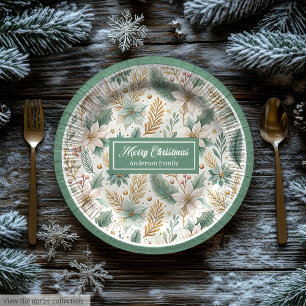 Assiettes en papier Couleurs Tendance Vert Sauge N