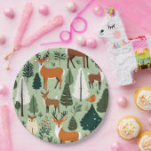 assiettes en papier créatures de noël (Fête)